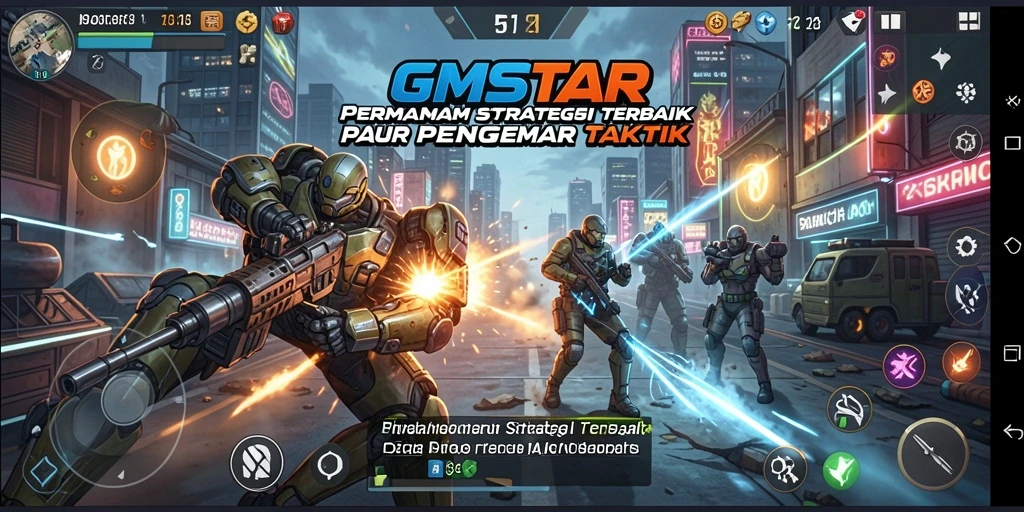 Tampilan mendebarkan dari pertempuran strategis di GMSTAR.
