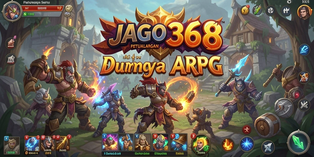 Tampilan gameplay seru di dunia fantasi JAGO368.