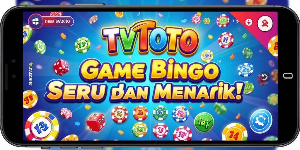 Screenshot gameplay TVTOTO menampilkan serunya bermain Bingo.