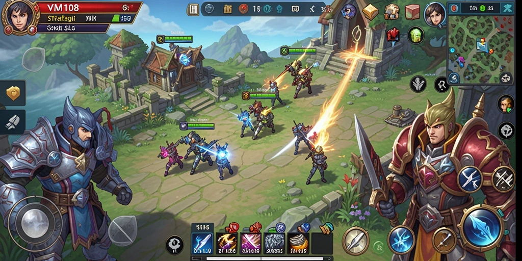 Tampilan gameplay VM108 yang menarik dan menantang.