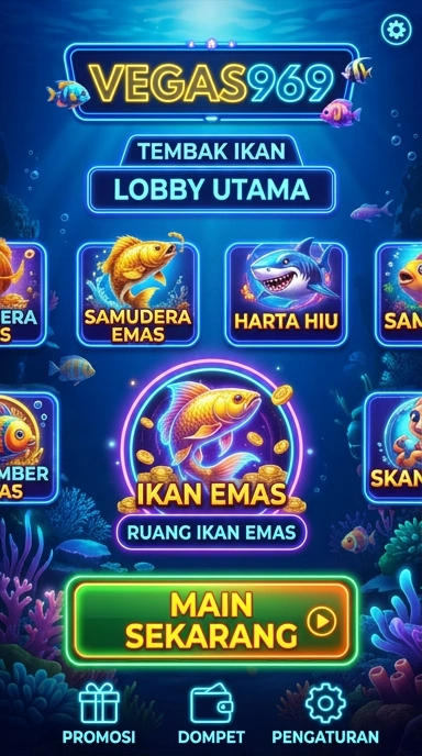 Tampilan utama aplikasi vegas969 dengan navigasi yang mudah.